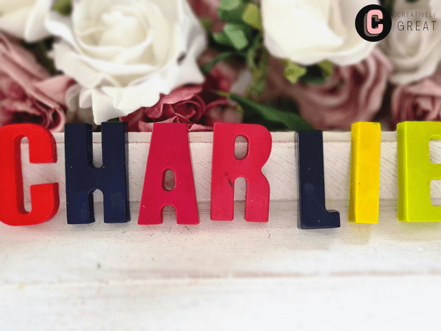 Personalised Name Crayons